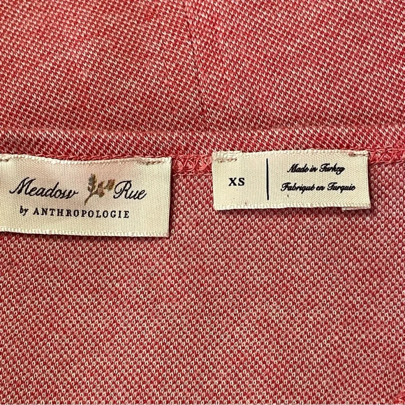 MEADOW RUE by ANTHROPOLOGIE Pantego Side Button Tank in Red Rouge - Picture 7 of 8